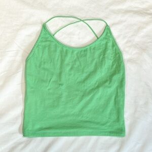 American Eagle Outfitters Women’s Mint Green  Bungee Strap Top